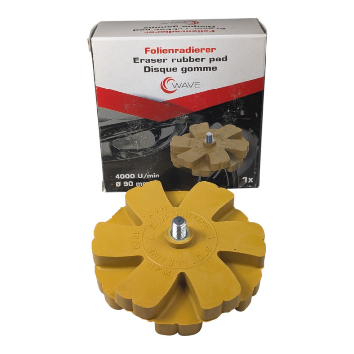 Disco Rimuovi Adesivi Gomma Carrozzeria Wave à˜ 90mm 4000 RPM